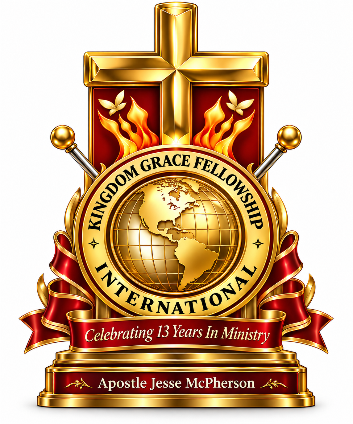 Kingdom Grace Fellowship International emblem